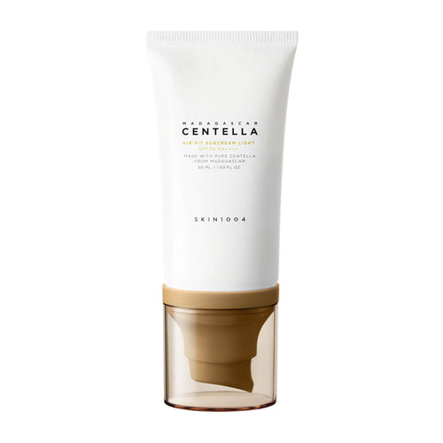 SKIN1004 Madagascar Centella Air-Fit Suncream Light SPF30 PA++++ tube on a white background.