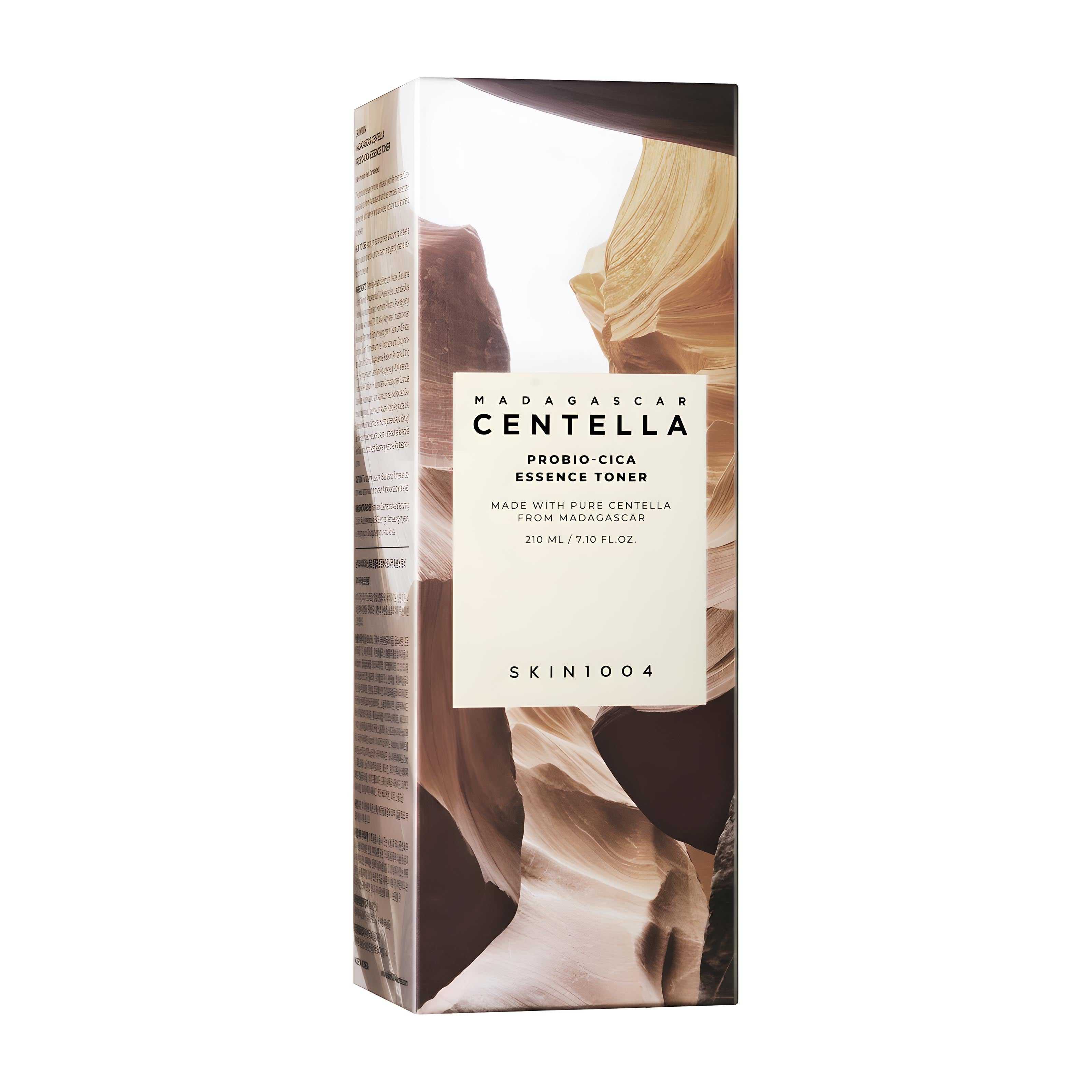 SKIN1004 Madagascar Centella Probio-Cica Essence Toner packaging on a white background