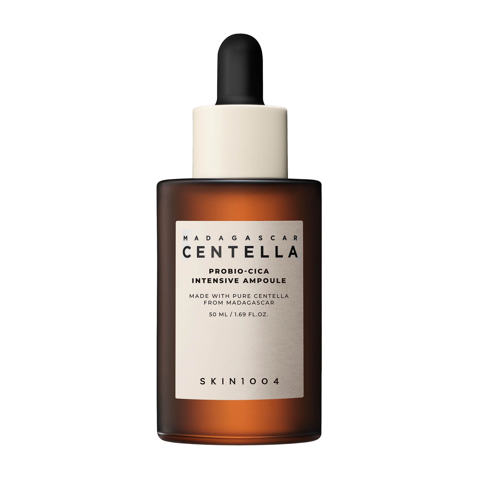 SKIN1004 Madagascar Centella Probio-Cica Intensive Ampoule bottle on a white background