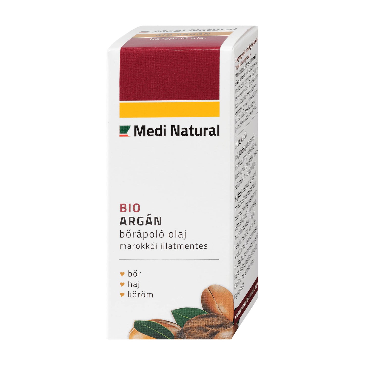 Medinatural Argan organic skincare oil, 20 mL