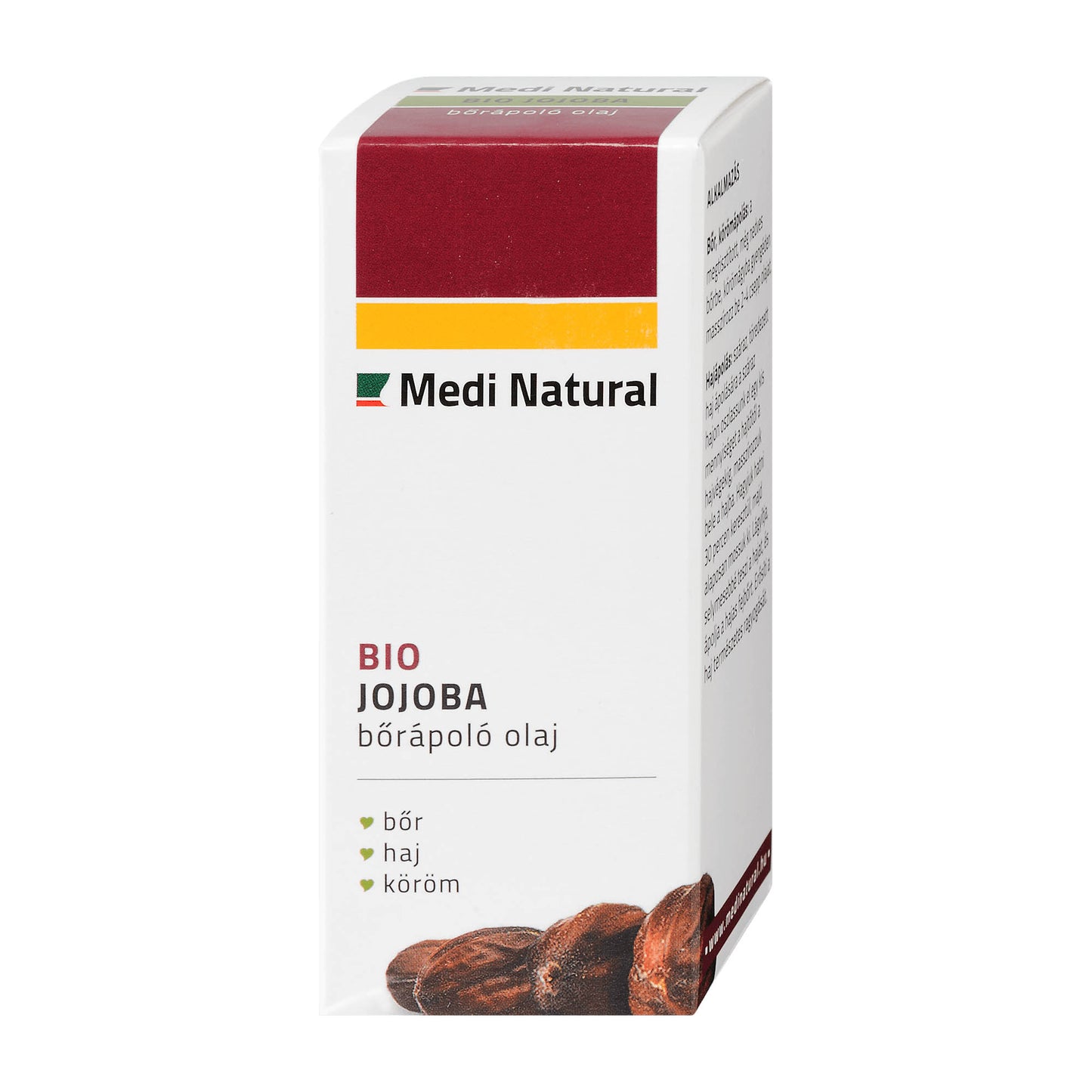 Medinatural Jojoba organic skincare oil, 20 mL