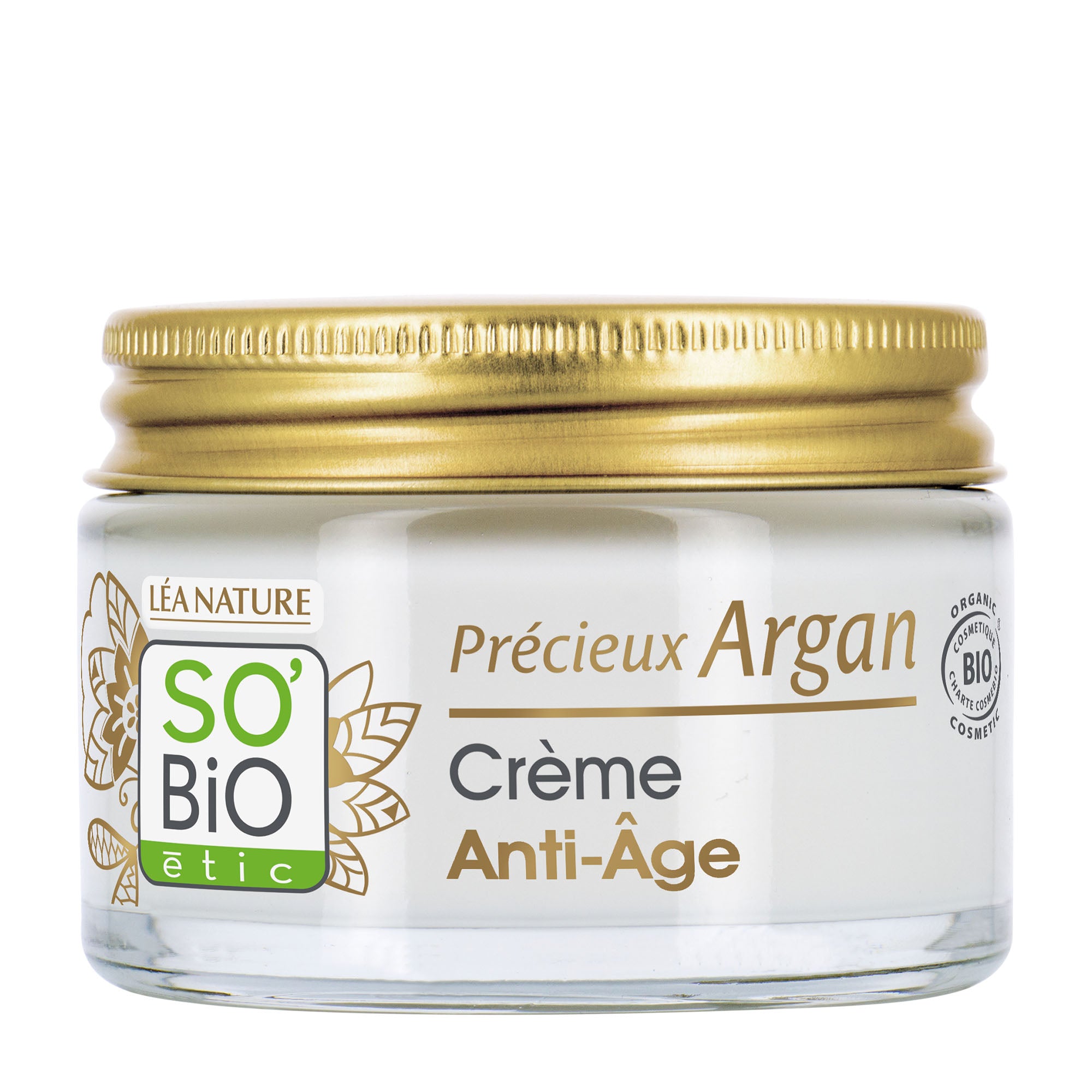 SO'BIO ETIC Anti-Aging Day Cream Précieux Argan, 50 mL