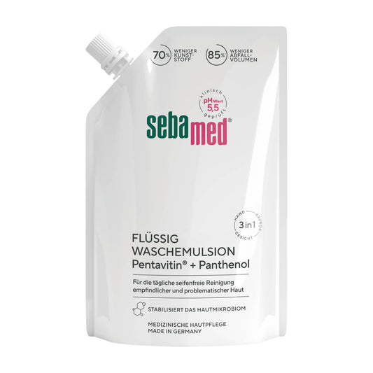 sebamed Soap-free liquid hand wash emulsion refill, 400 mL