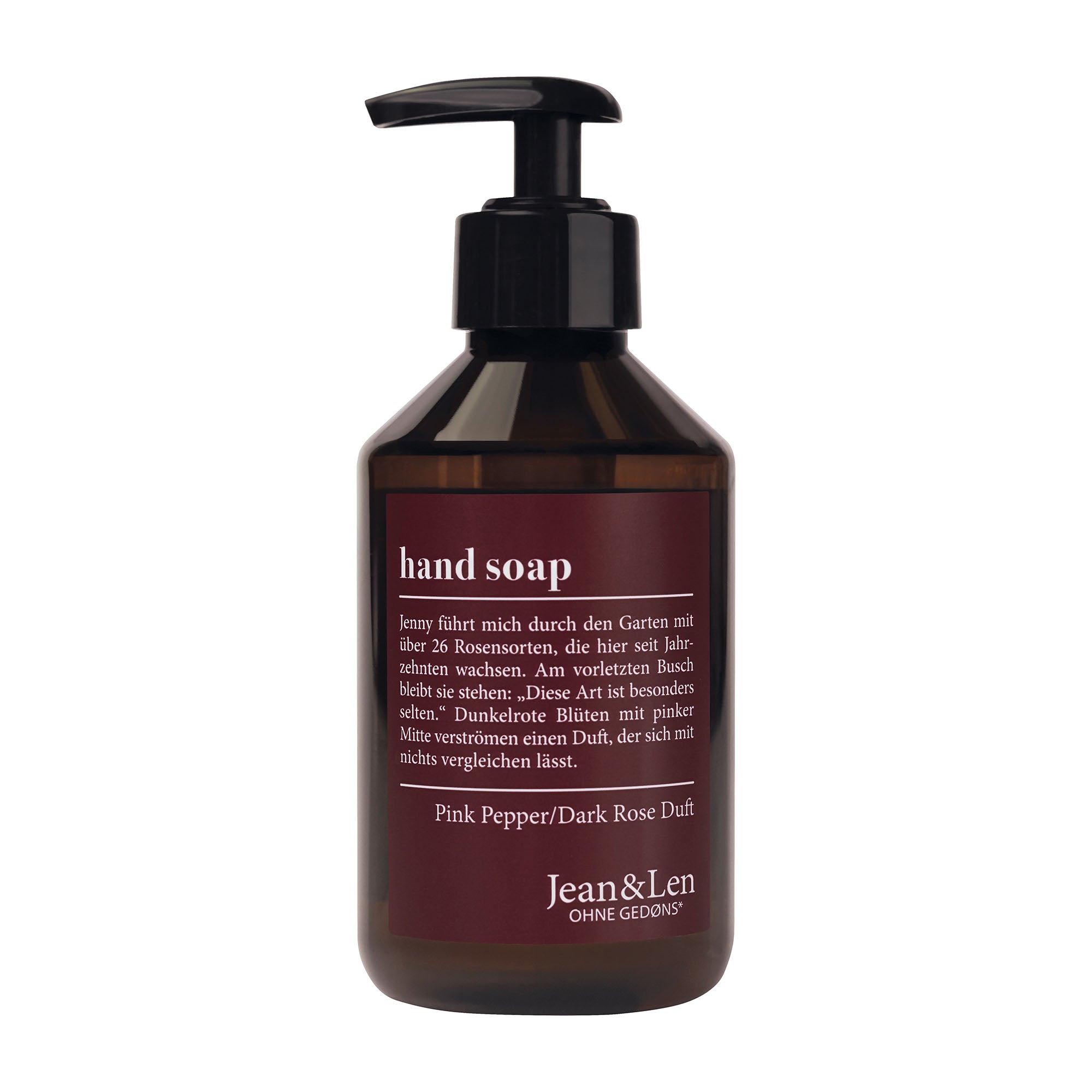 Jean&Len Savon pour les mains Poivre rose et rose foncé, 250 ml