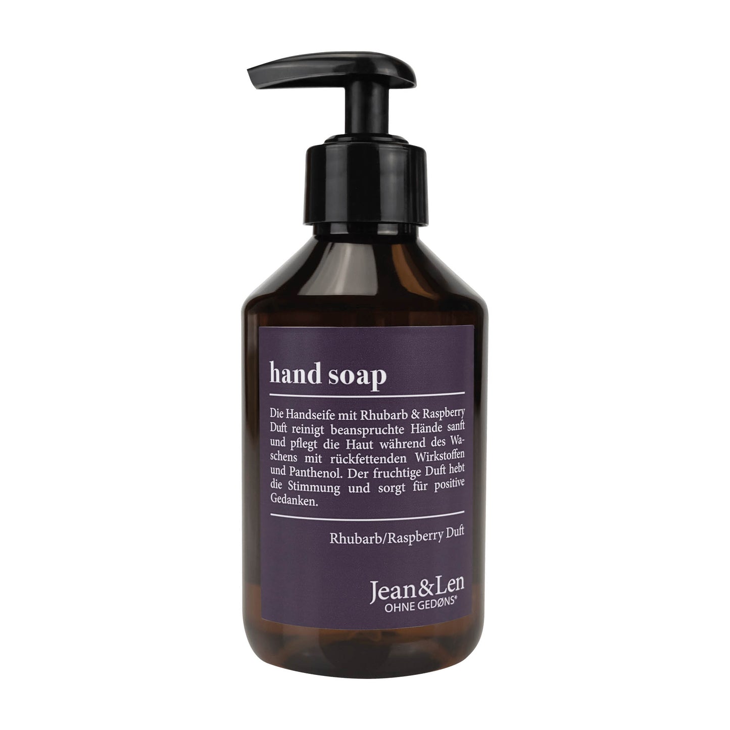 Jean&Len Rhubarb & Raspberry hand soap, 250 mL