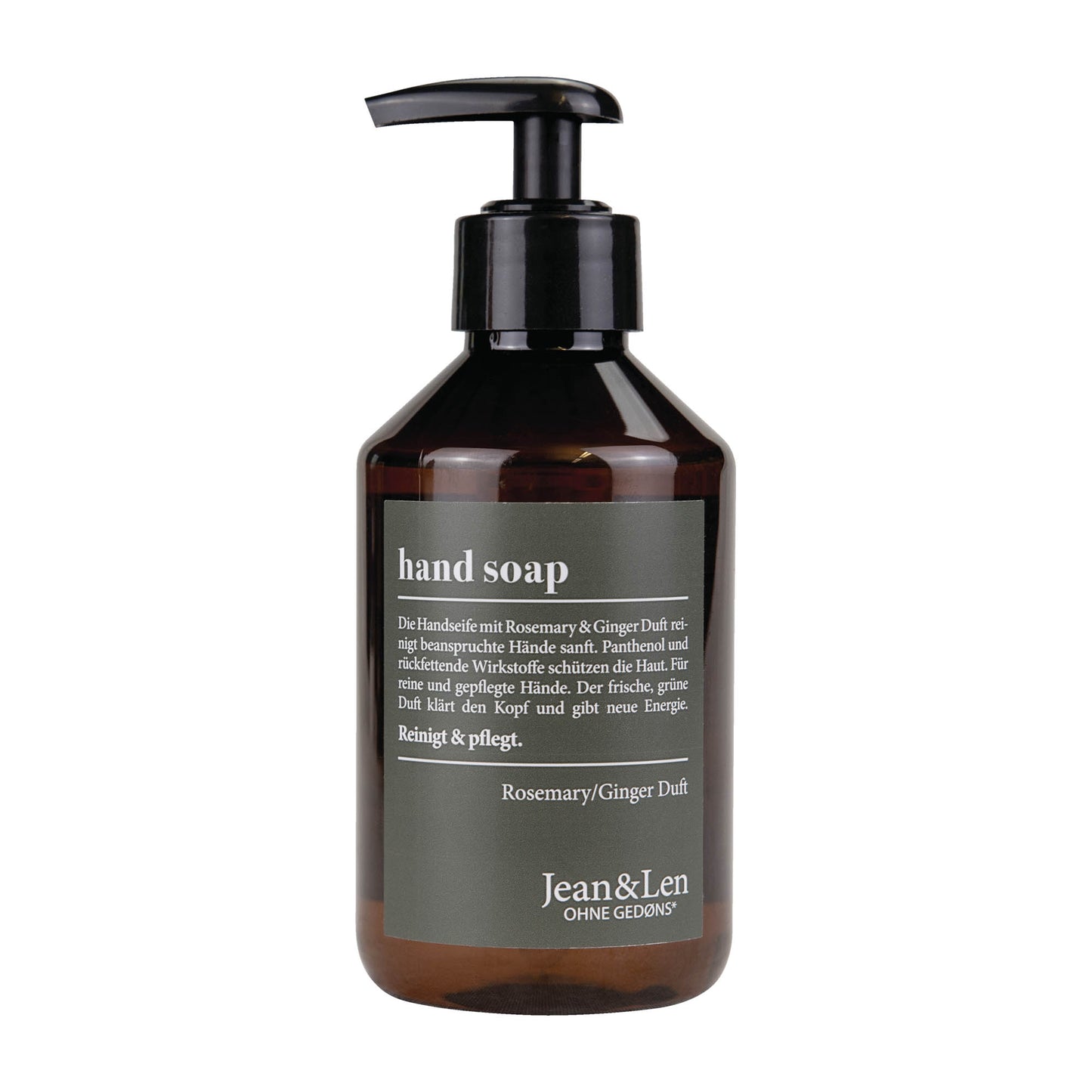 Jean&Len Rosemary & Ginger hand soap, 250 mL