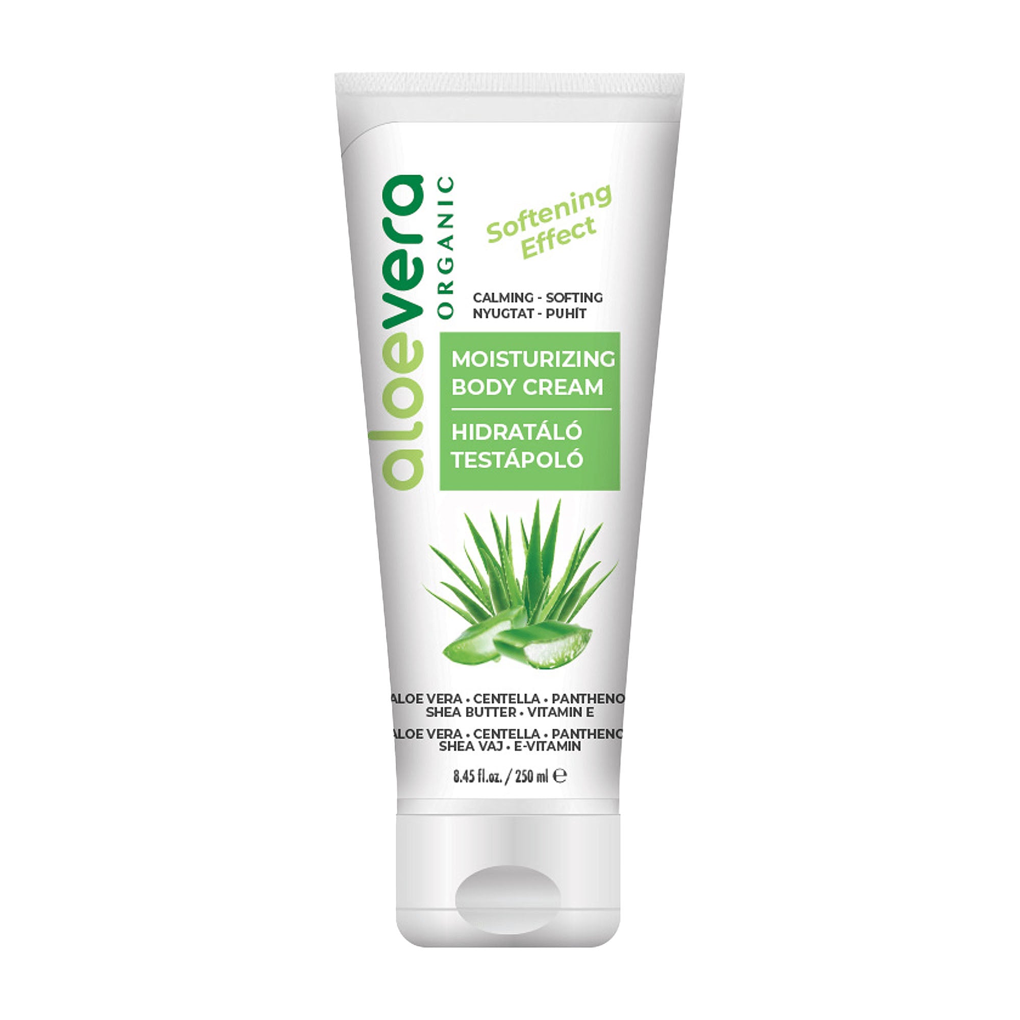 Aloe Vera Organic Softening Effect Feuchtigkeitscreme, 250 ml