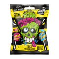 Sour Madness Skull Pops Lollies lollipop package with a cartoon character on a white background