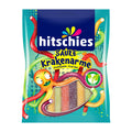 Packaging of hitschies Sour Octopus Arms  gummy candy with colorful design and text.