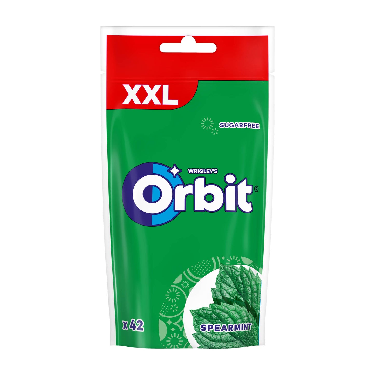 Orbit Spearmint Kaugummi XXL, 42 Stück