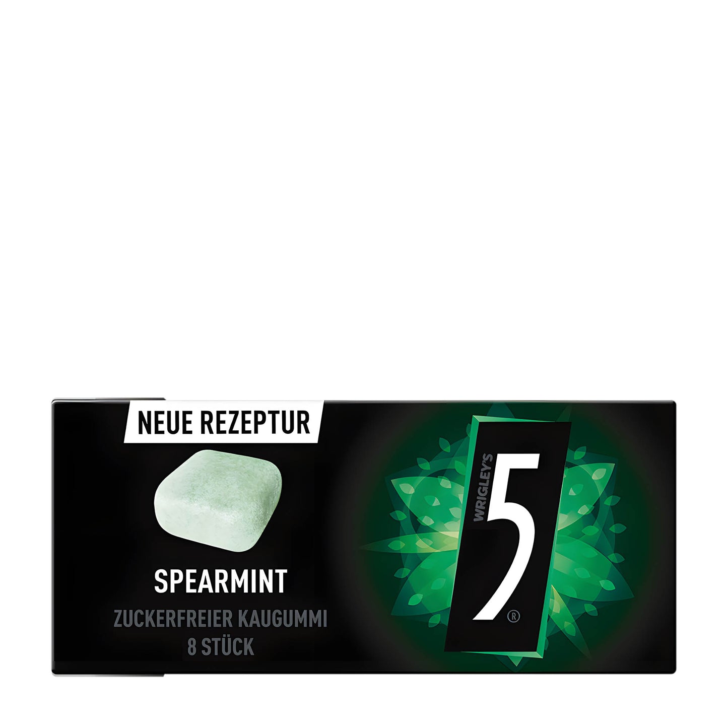 5GUM Spearmint Chewing Gum, 8 Count