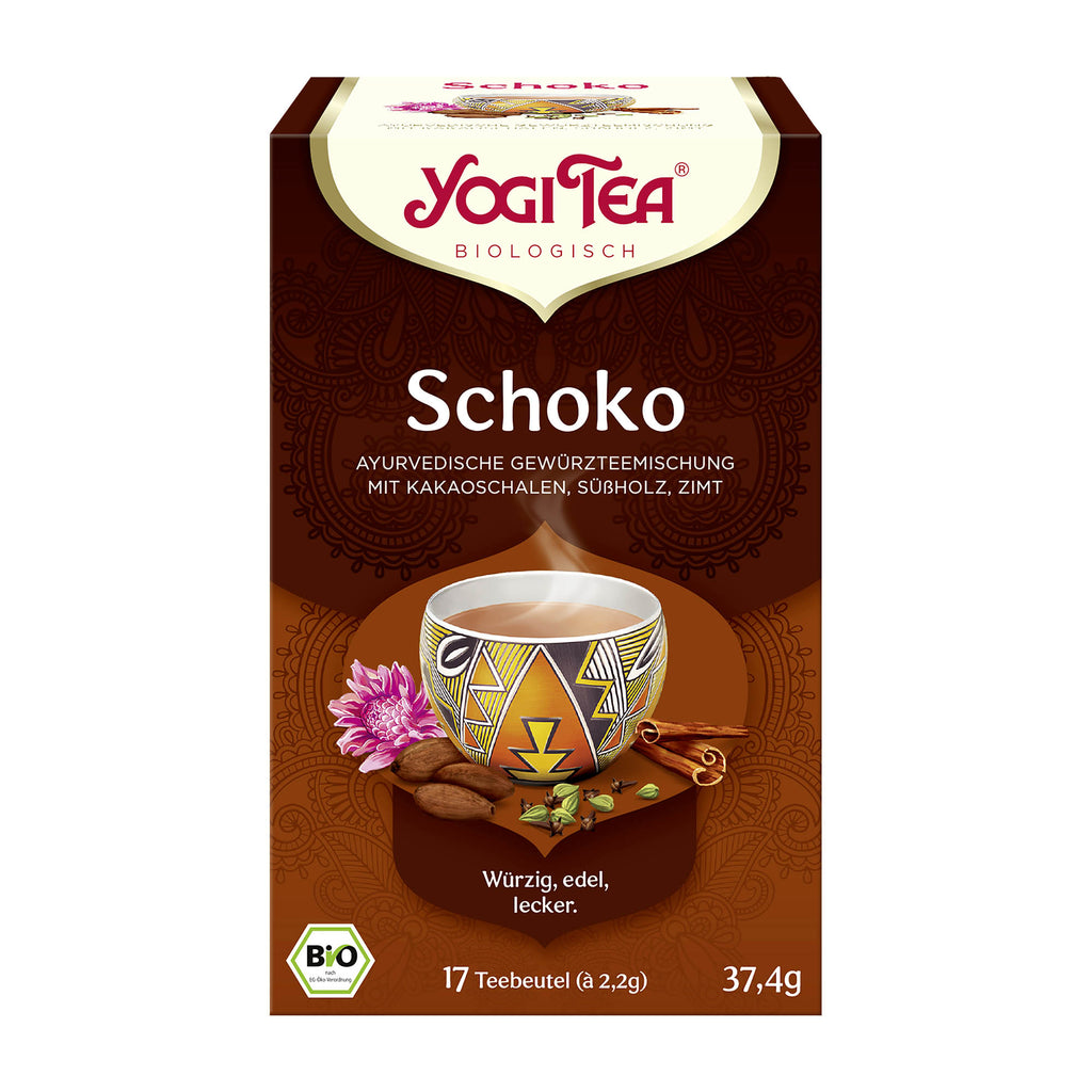 YOGI TEA Thé épicé Choco, 17 sachets