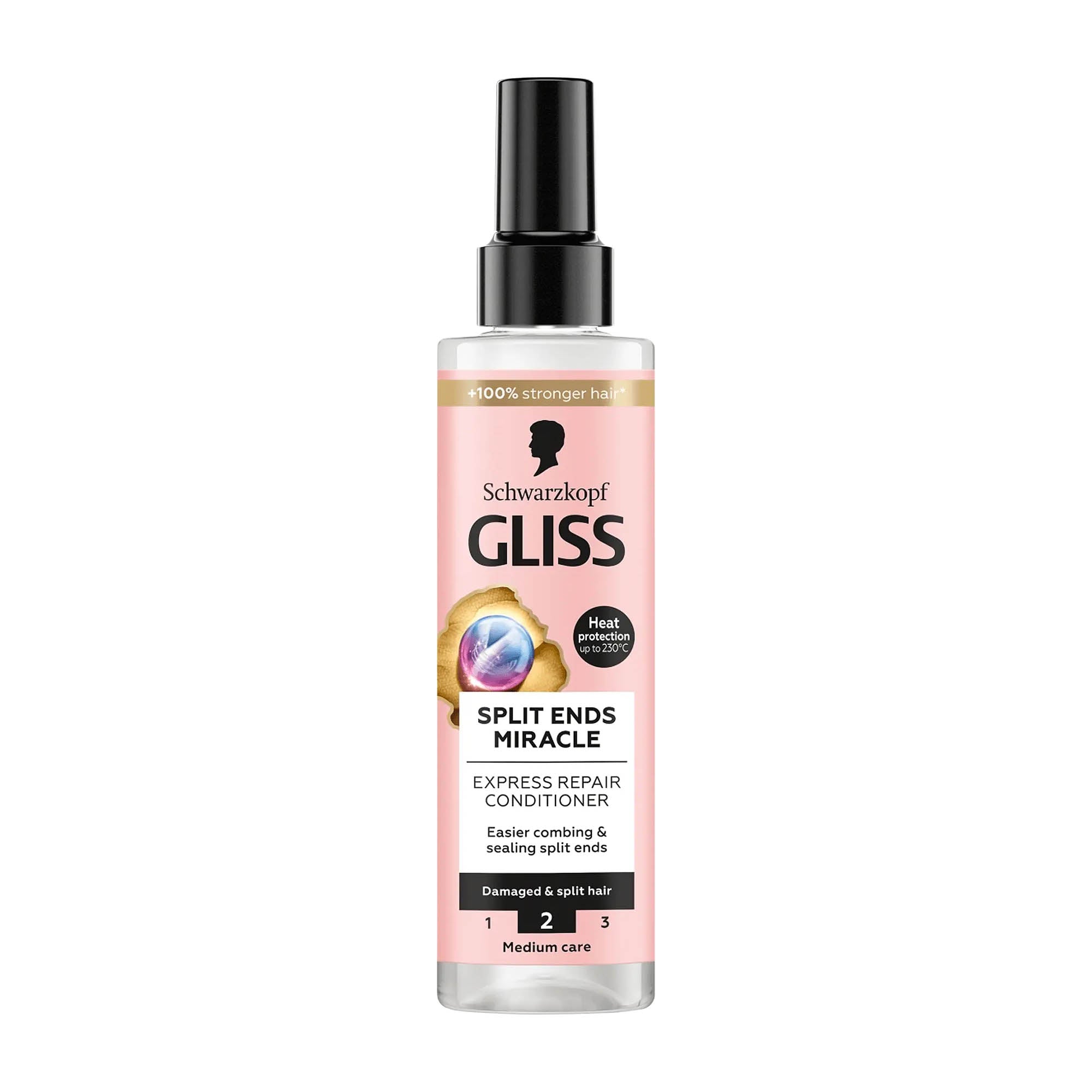 Schwarzkopf Gliss Après-shampoing réparateur express Split Ends Miracle, 200 ml