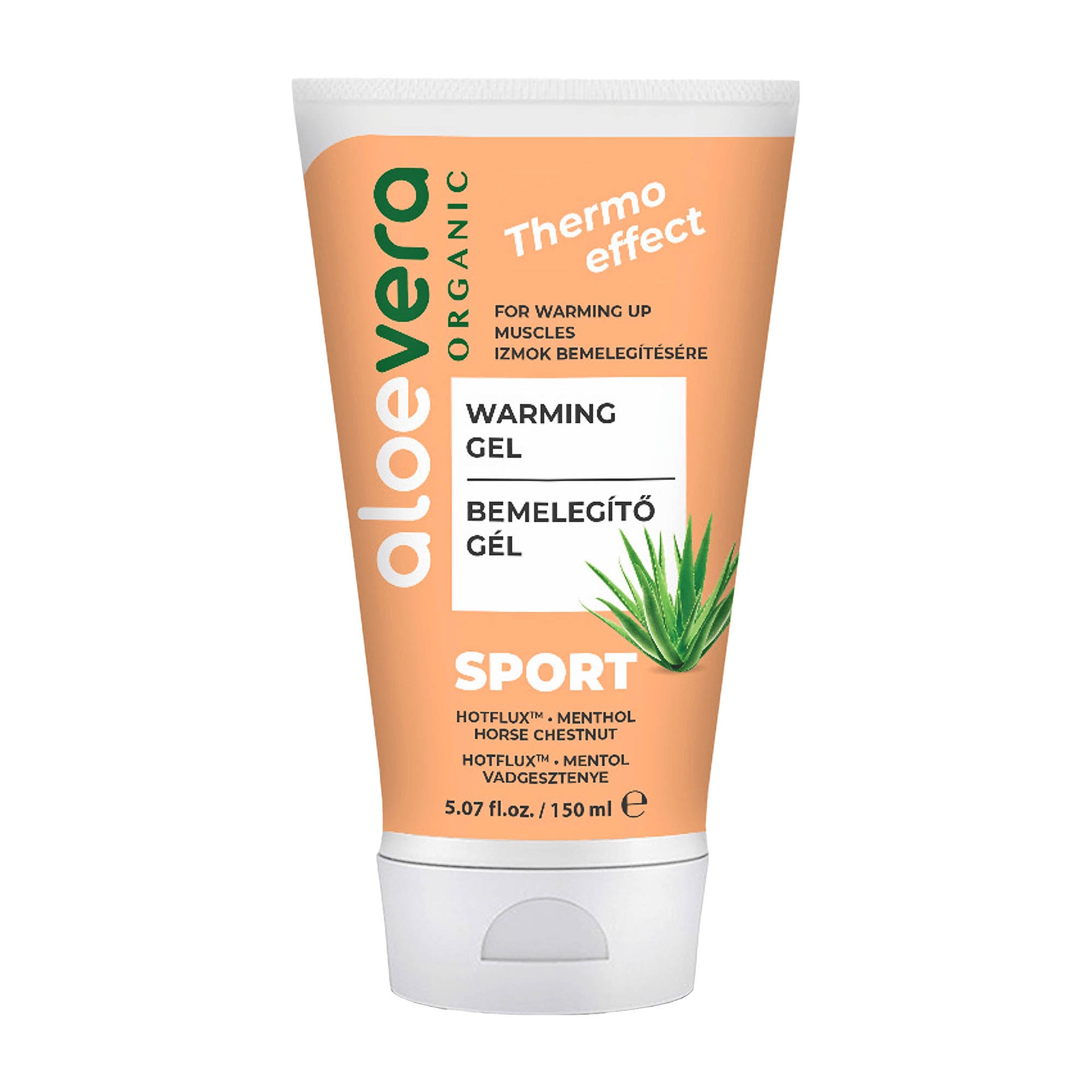 aloevera ORGANIC Sport Thermo Effect warming gel, 150 mL – Peppery Spot