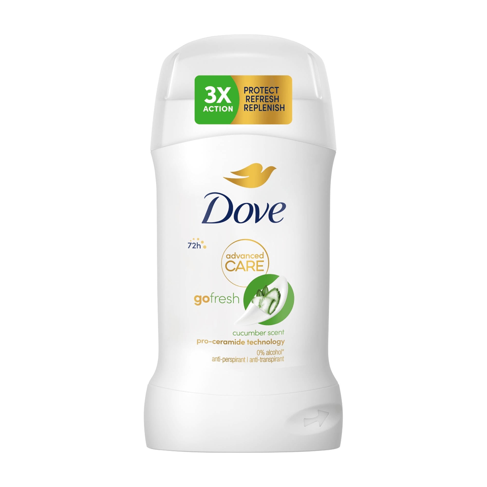 Dove Advanced Care Go Fresh Cucumber Scent 72h Antitranspirant Stick, 50 ml