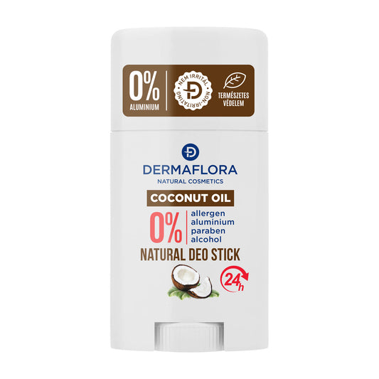 Dermaflora Coconut Oil natural deodorant stick, 50 mL