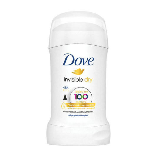 Dove Invisible Dry white freesia & violet flower 48h anti-perspirant stick, 40 mL