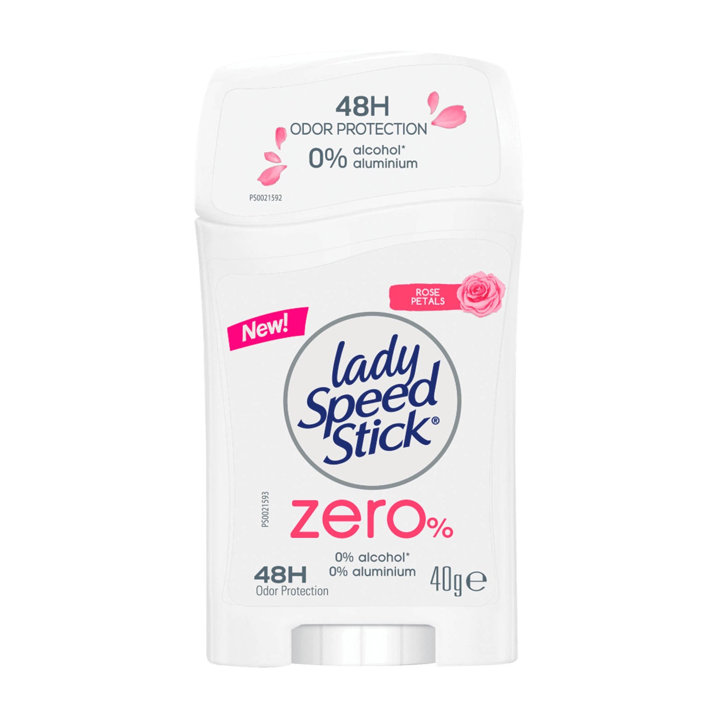 Lady Speed Stick Zero% Rose Petals 48h deodorant stick, 40 g