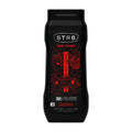 STR8 Red Code shower gel bottle on a white background.