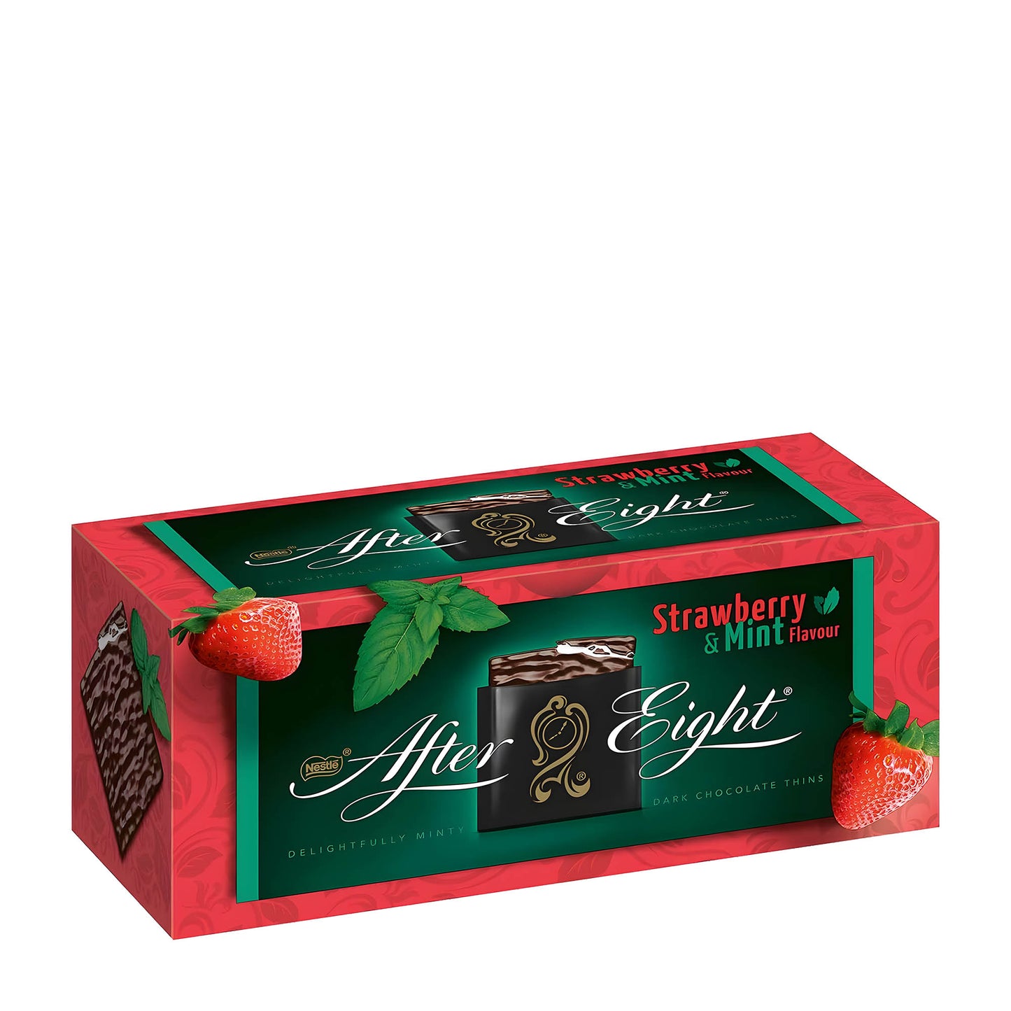 After Eight Strawberry & Mint dark chocolate squares, 200 g