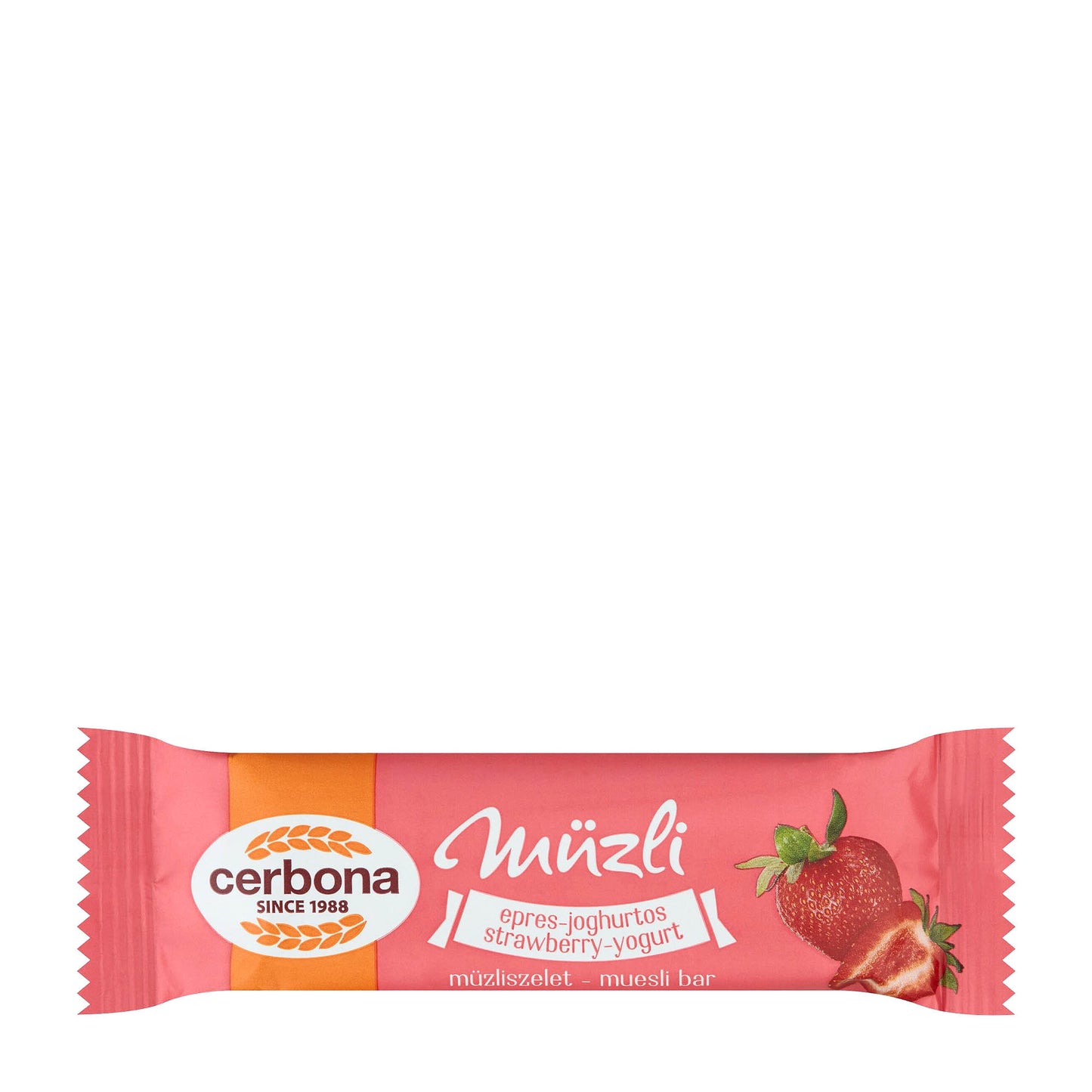 Cerbona Strawberry & Yogurt Muesli Bar, 20 g