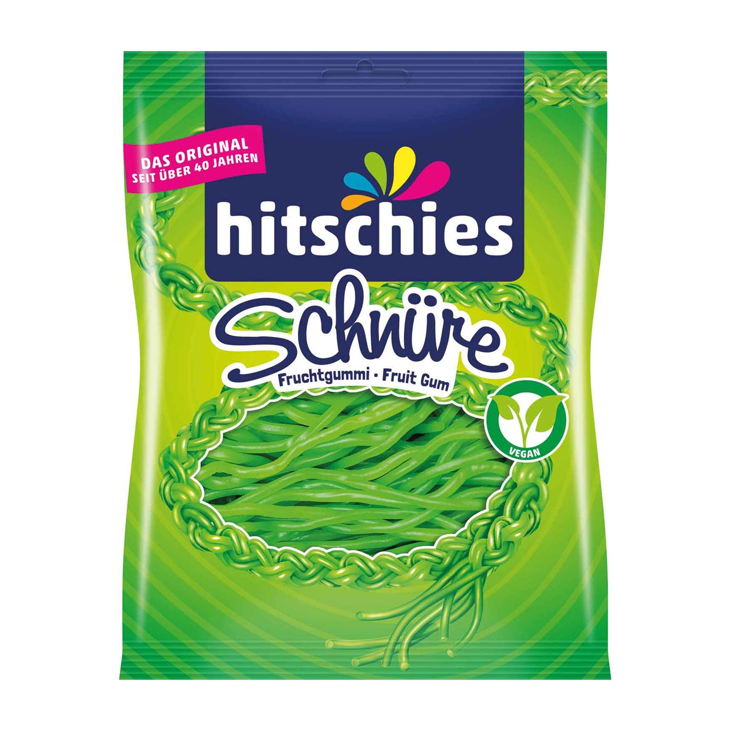 hitschies Strings Apfel Fruchtgummi, 125 g