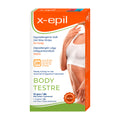 X-Epil Body Hypoallergenic Soft Gel Wax Strips, 12 Count