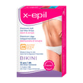 X-Epil Bikini & Armpit Premium Soft Gel Wax Strips, 12 Count