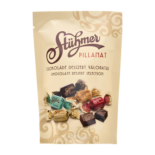 Stuehmer Chocolate Dessert Selection packaging on a white background.