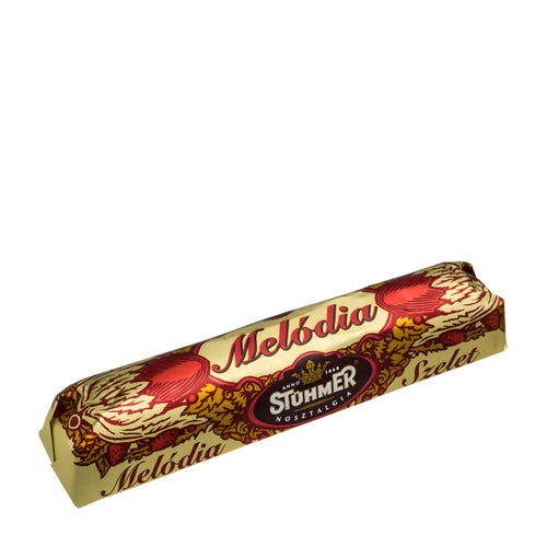 Packaged product with 'Melodia' and 'Stühmer' branding on a white background