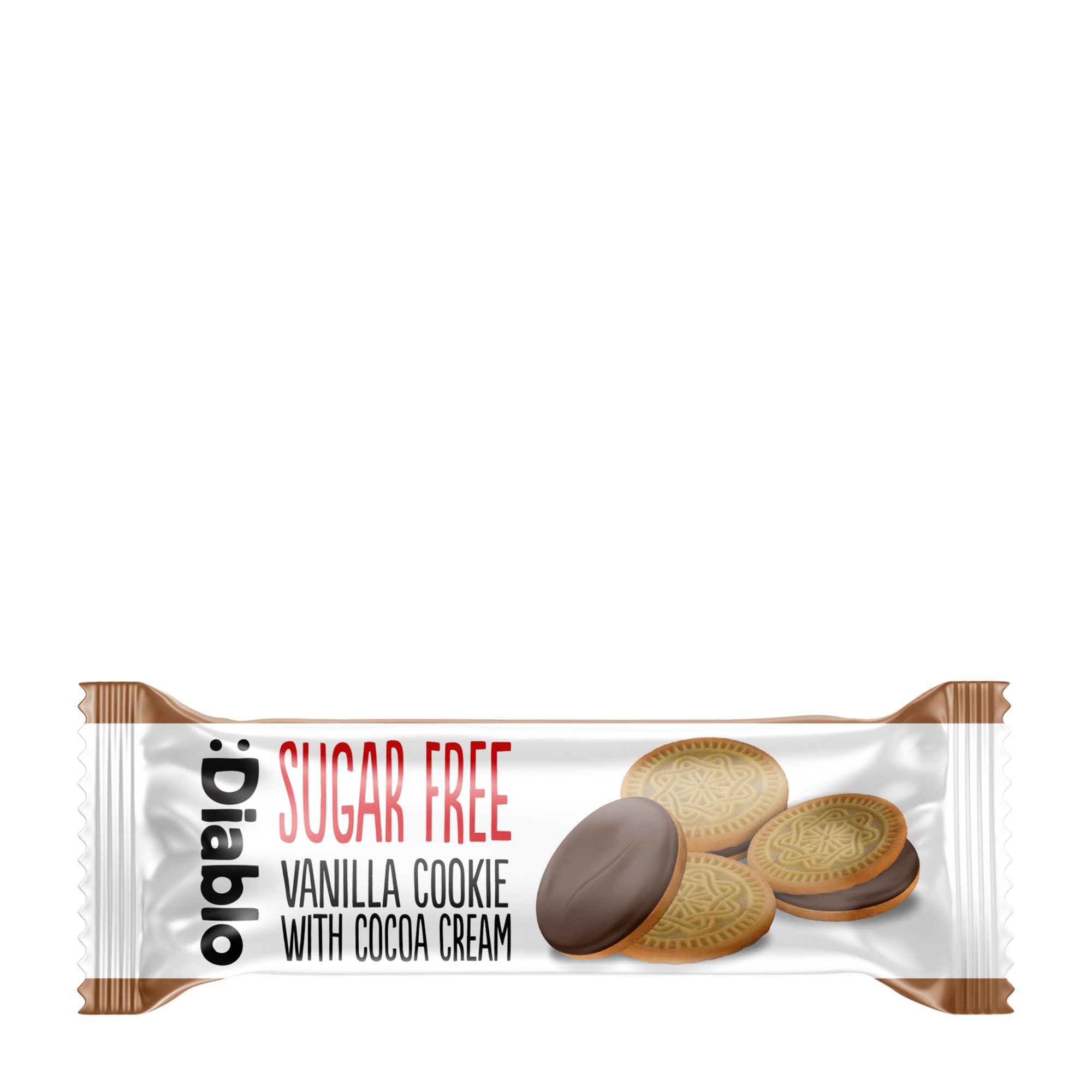 Diablo Zuckerfreier Vanillekeks mit Kakaocreme, 44 g