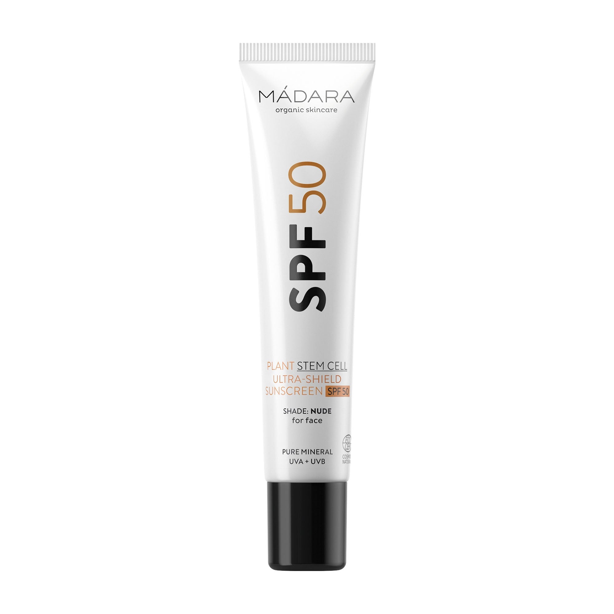 MÁDARA Crème solaire ultra-protectrice aux cellules souches végétales SPF 50, 40 ml
