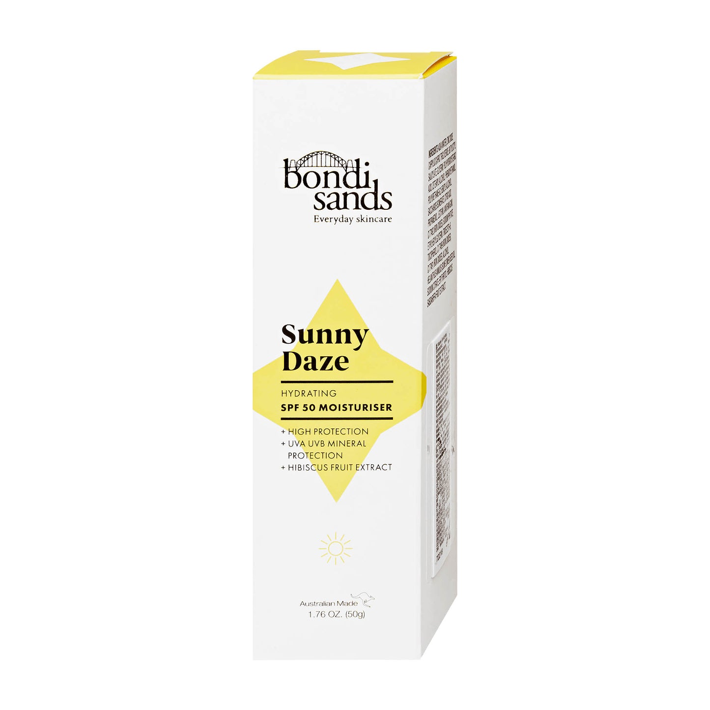 bondi sands Sunny Daze hydrating spf50 moisturizer, 50 g