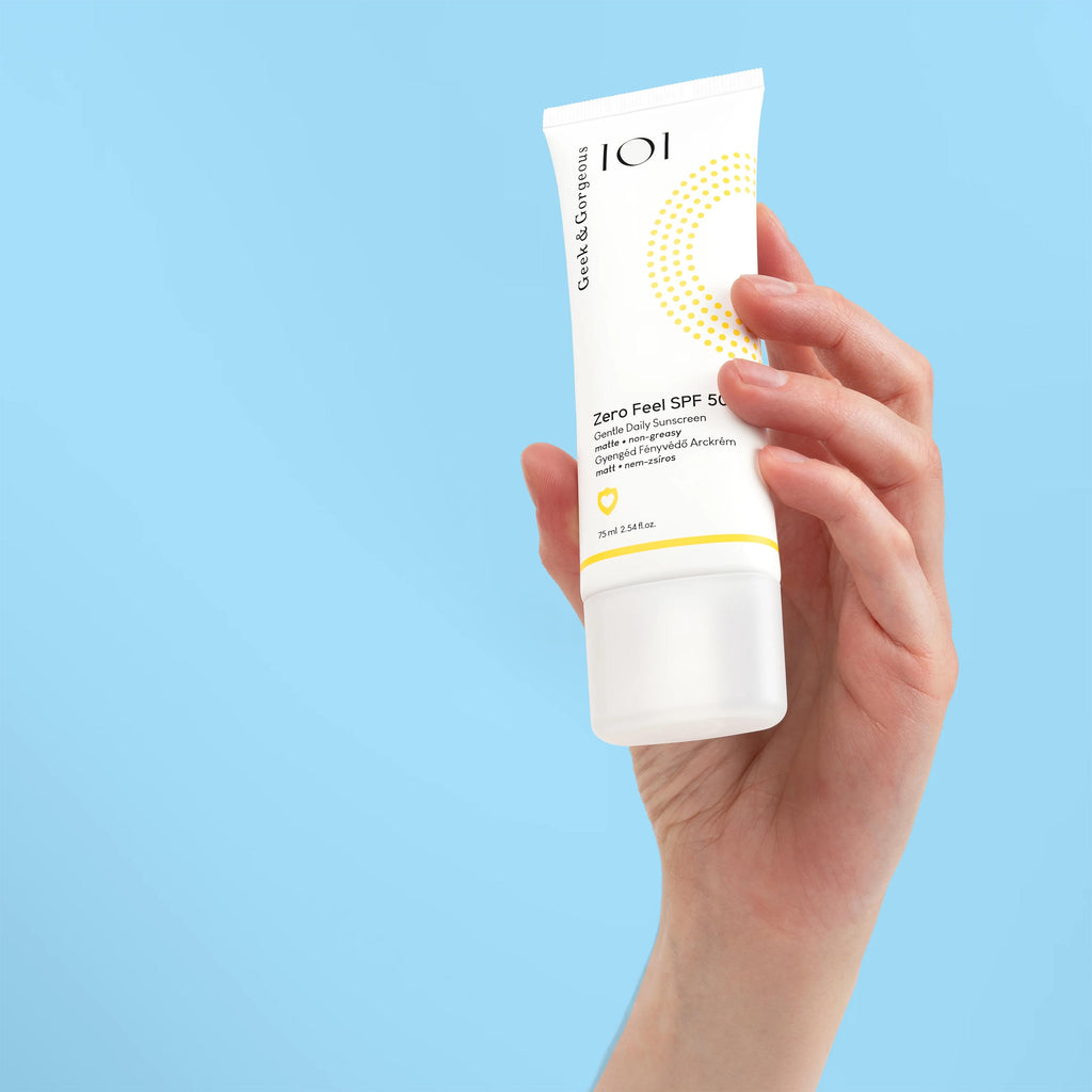 Geek Spfp Geek&Gorgeous Gentle Daily Sunscreen ZERO FEEL SPF 50, 75 mL – Peppery Spot
