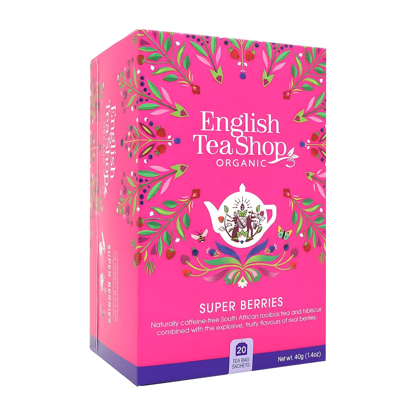 English Tea Shop Super Berries Rooibos-Tee, 20 Stück