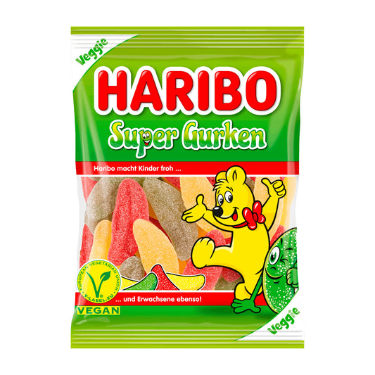 Haribo Super Cucumber Fruit Gummi, 175 g