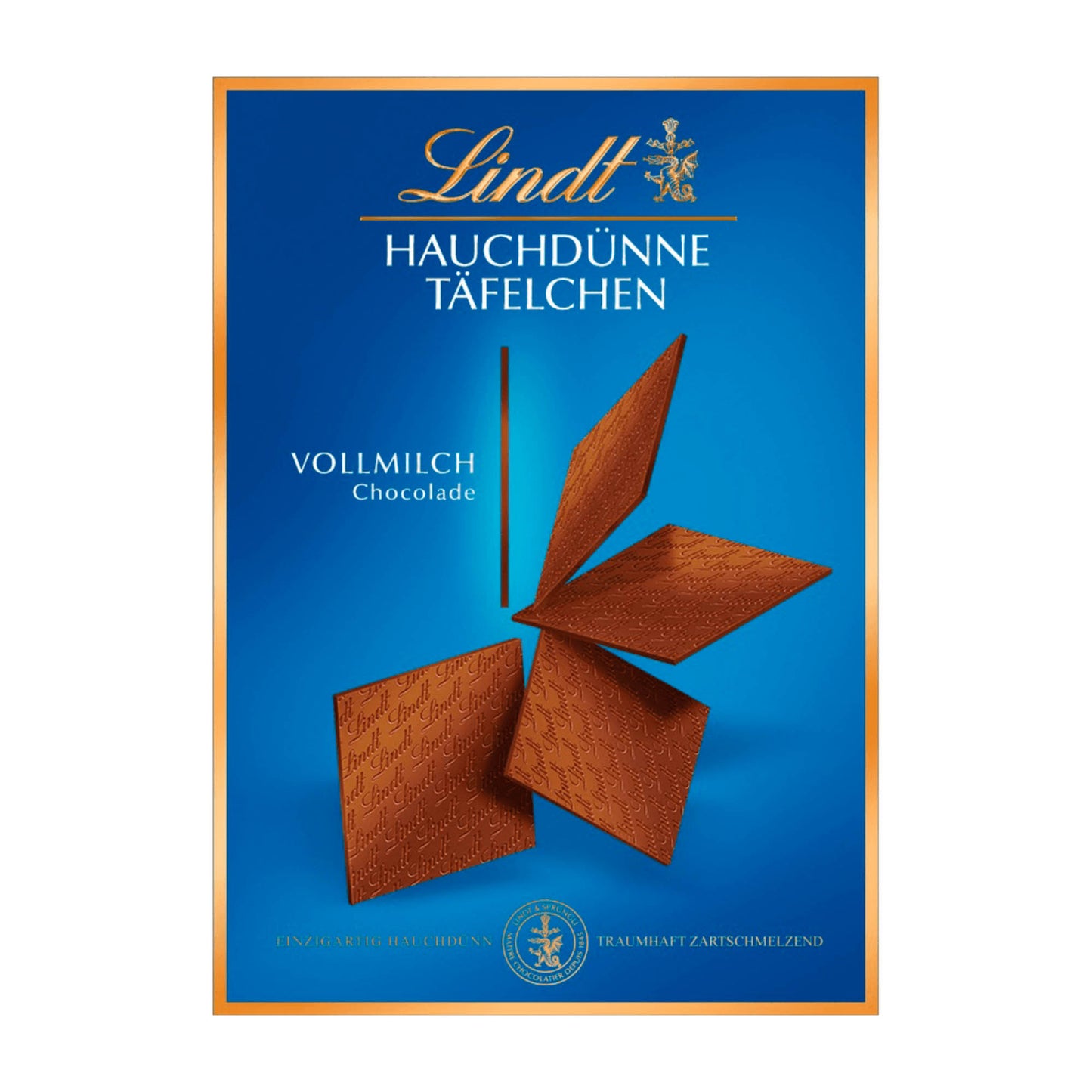 Lindt Swiss Thins Milk Chocolate Bars, 125 g