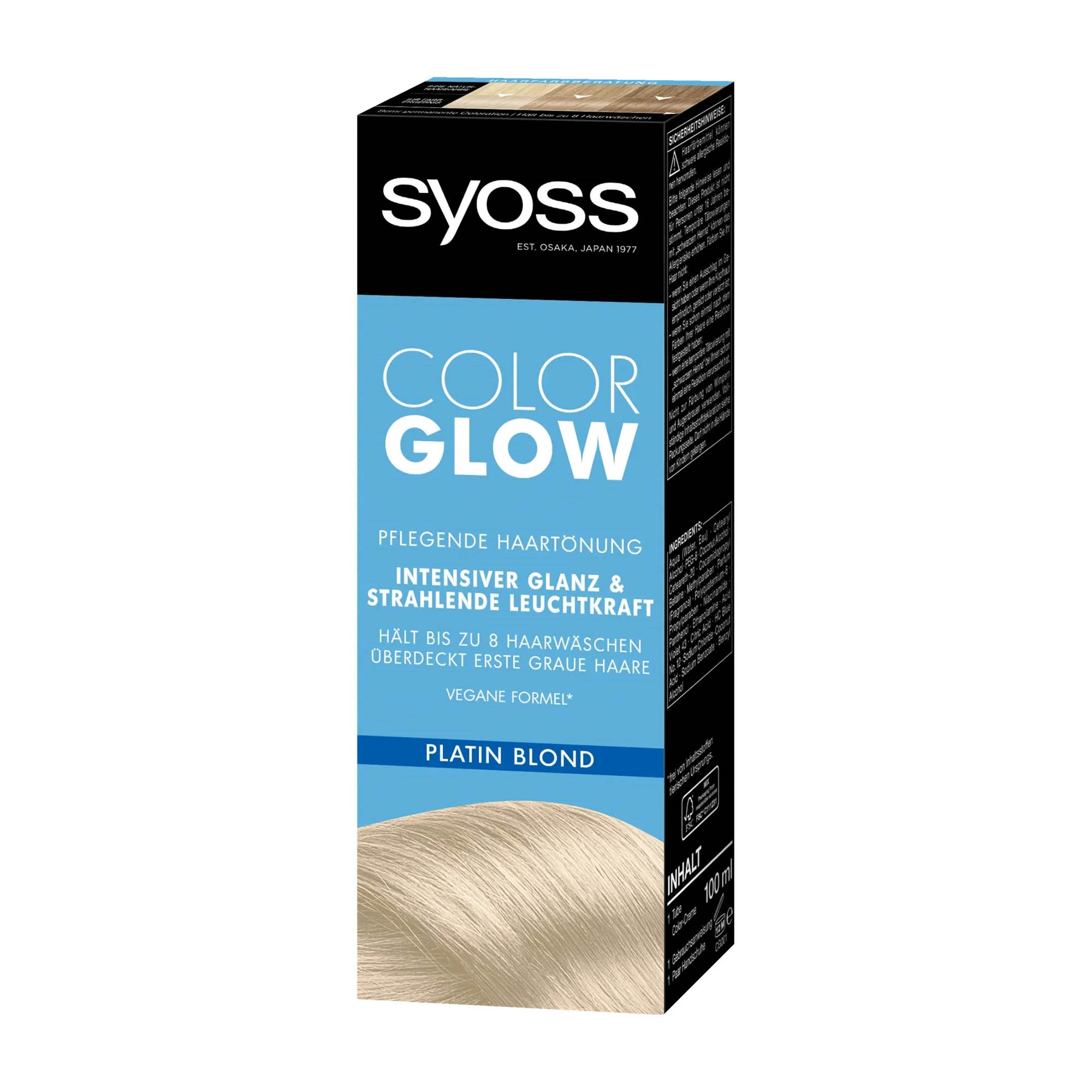 Syoss Color Glow Platin Blond Pflegende Haartönung