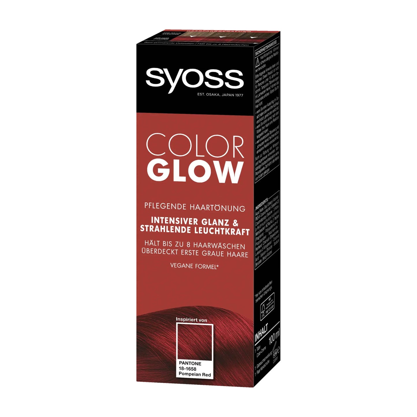 Syoss Color Glow Pompeian Red non-damaging color toner