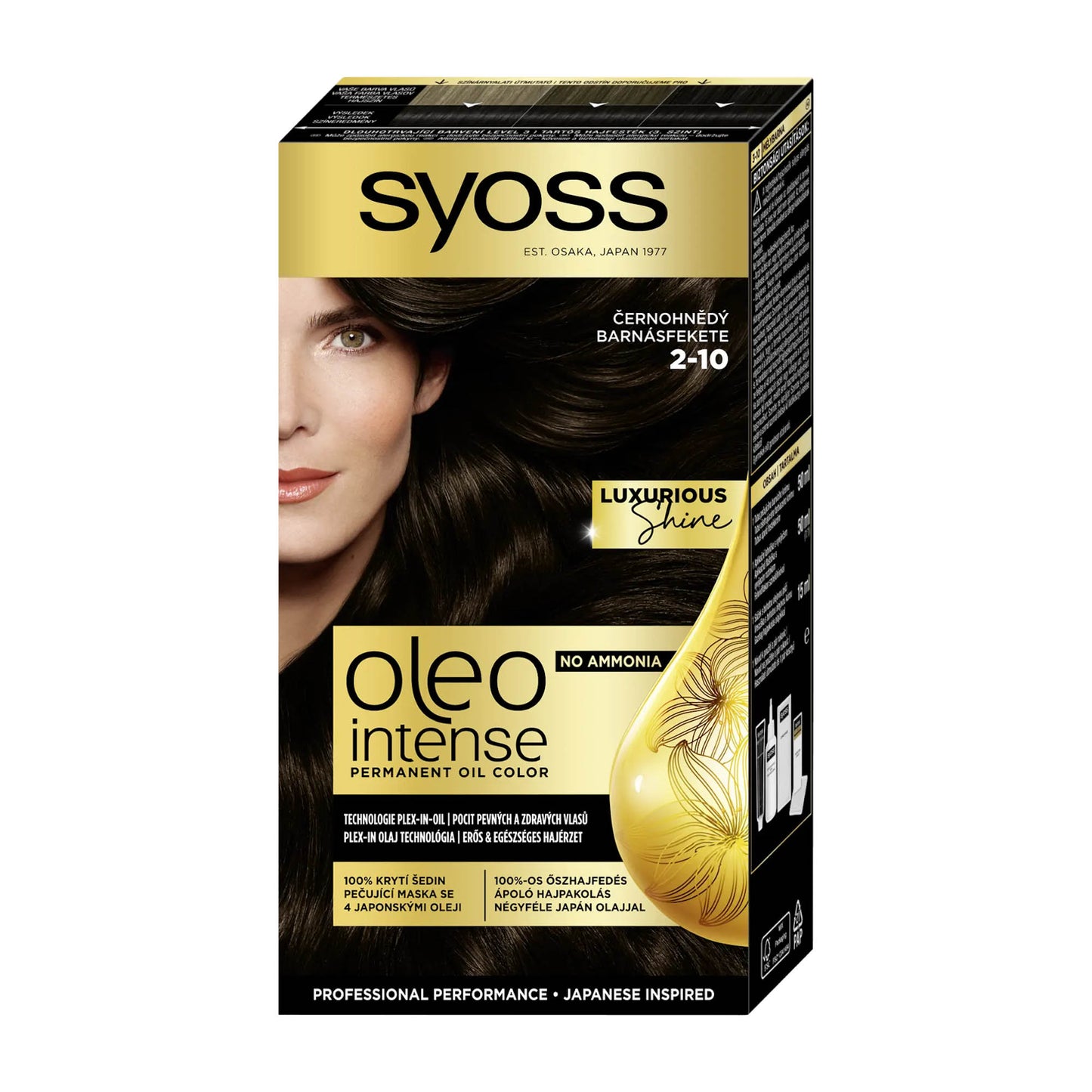 Syoss Oleo Intense 2-10 Schwarzbraun Haarfarbe