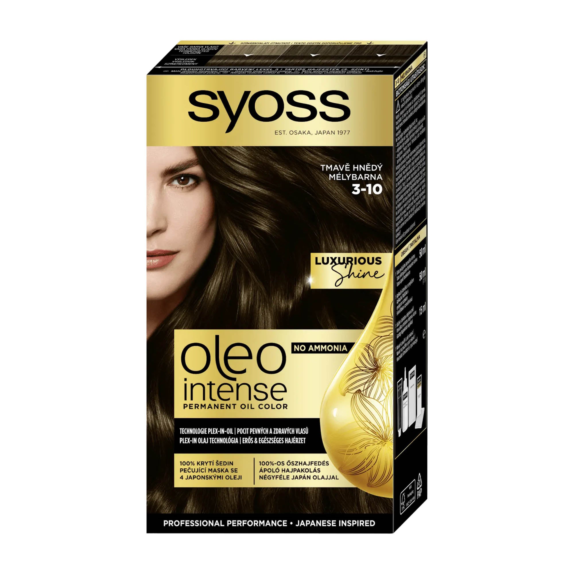 Syoss Oleo Intense 3-10 Deep Brown permanent oil color