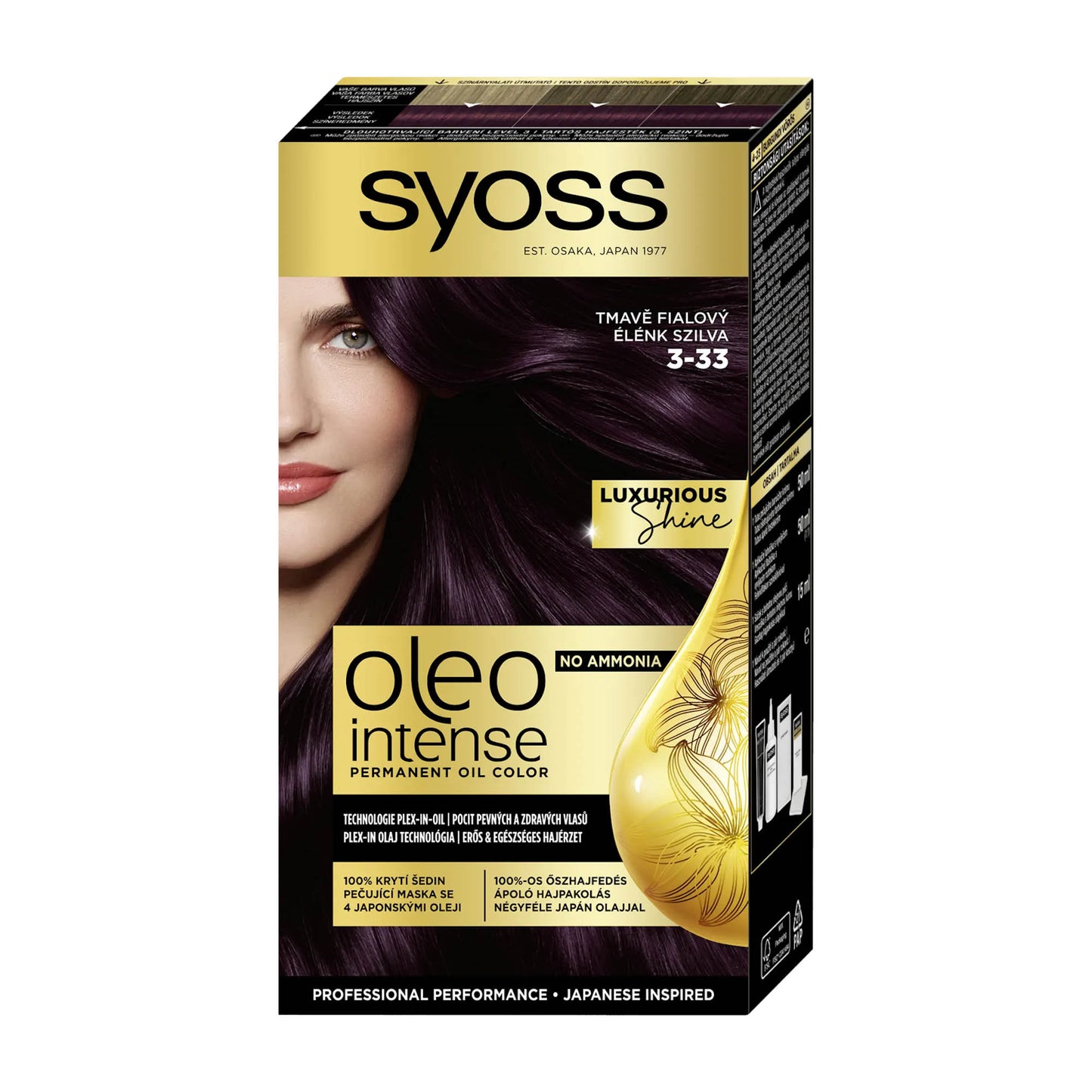 Syoss Oleo Intense 3-33 Vivid Plum Haarfarbe