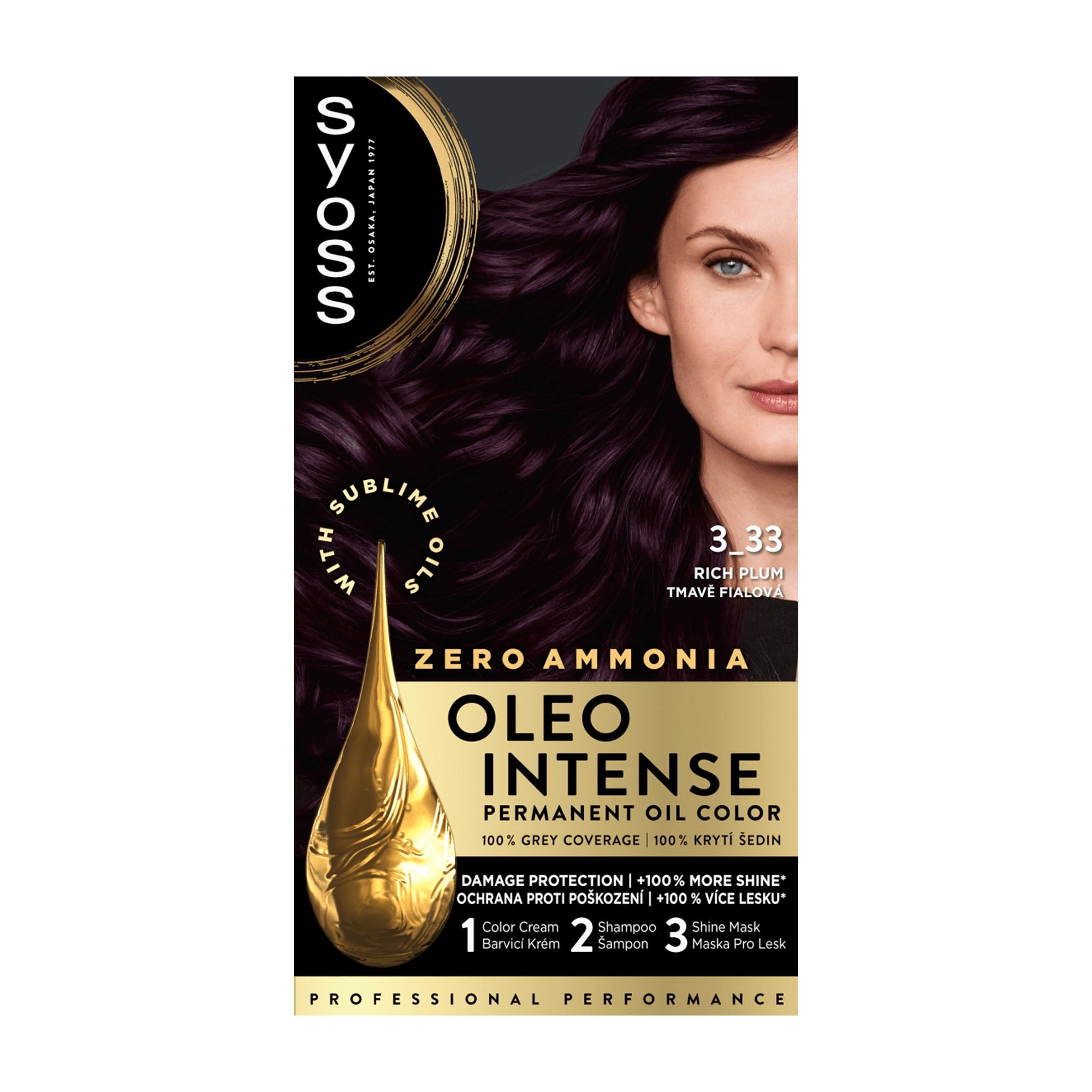 syoss OLEO INTENSE Haarfarbe 3_33 Reiche Pflaume