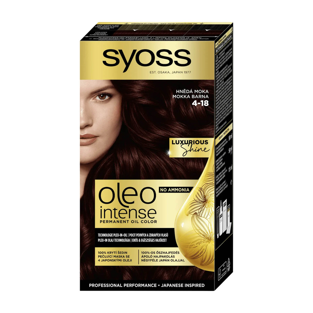 syoss OLEO INTENSE Permanent Oil Color 4_18 Mokka Brown