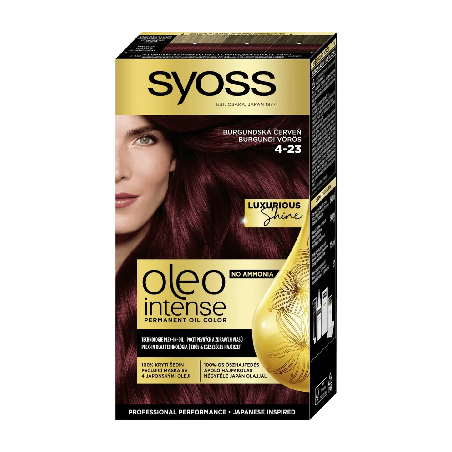 Syoss Oleo Intense 4-23 Burgunderrot Haarfarbe