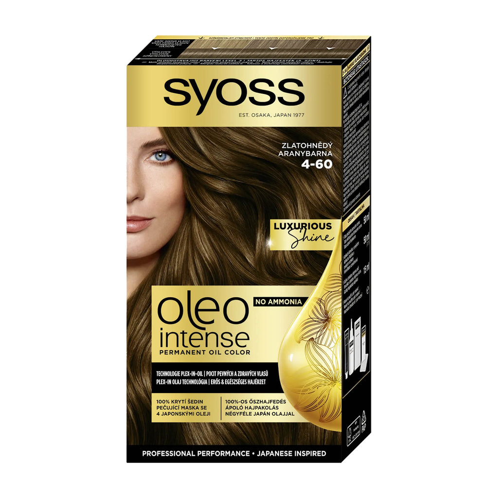 syoss OLEO INTENSE Permanent Oil Color 4_60 Gold Brown
