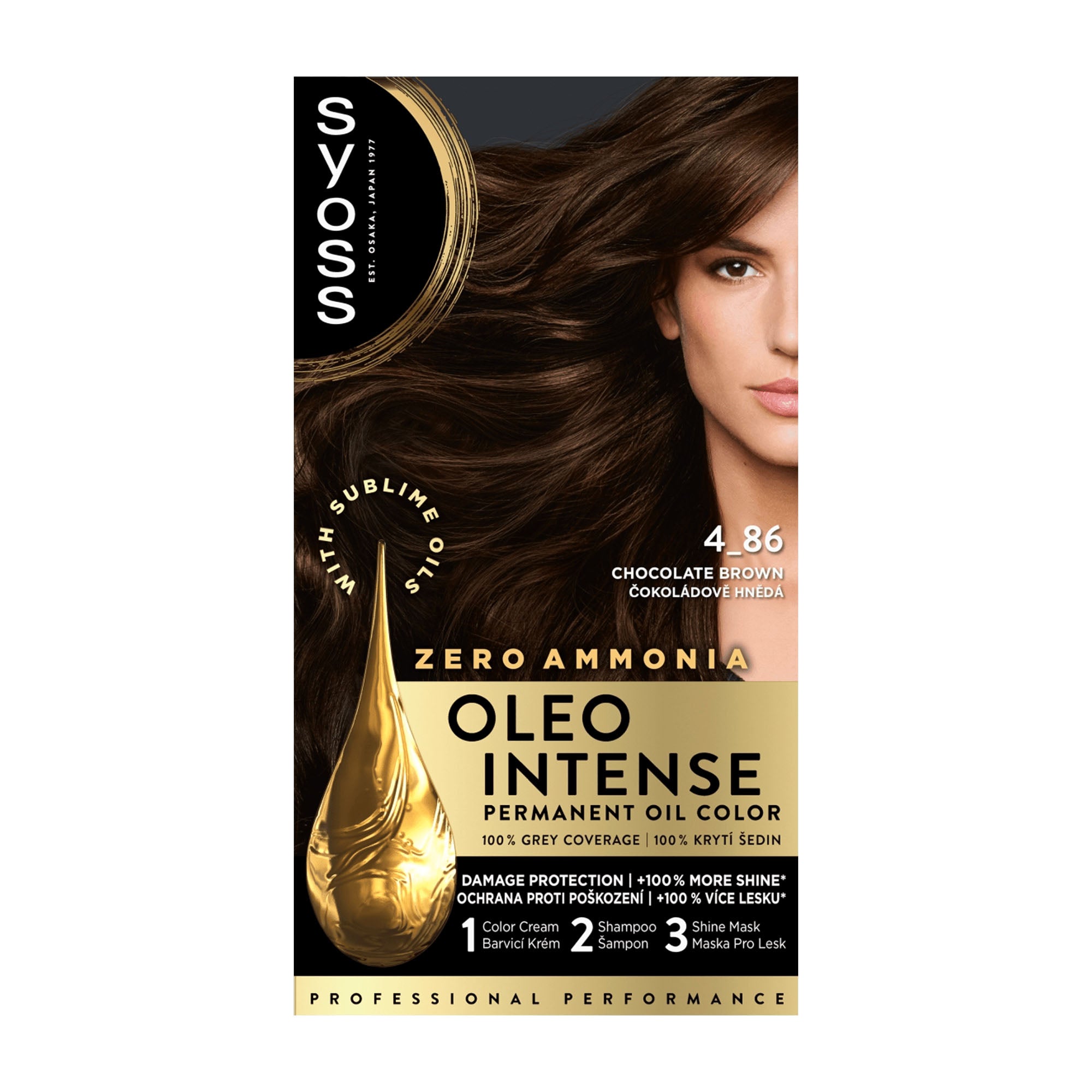 syoss OLEO INTENSE Haarfarbe 4_86 Schokobraun