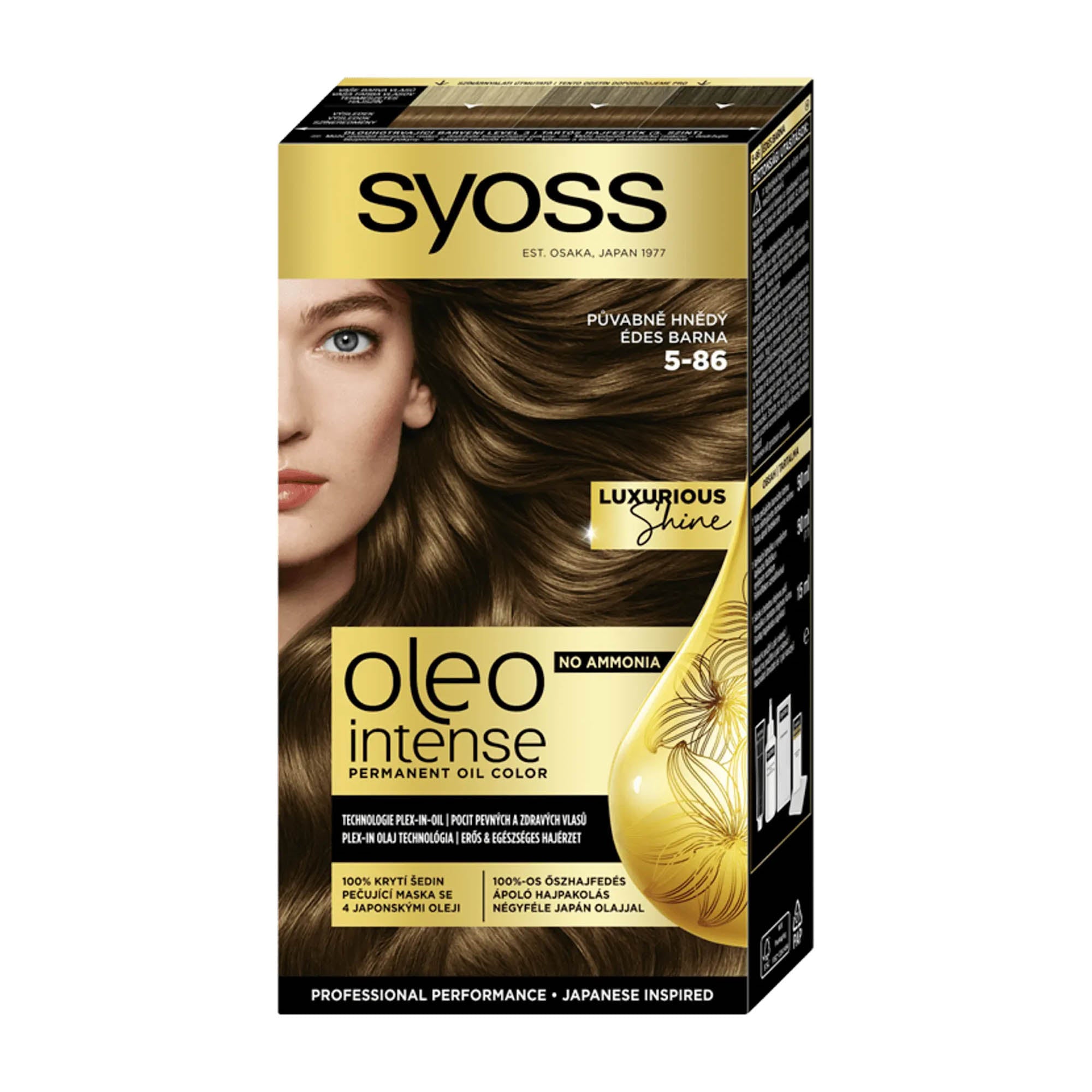 Syoss Oleo Intense 5-86 Châtain Doux Coloration-huile permanente