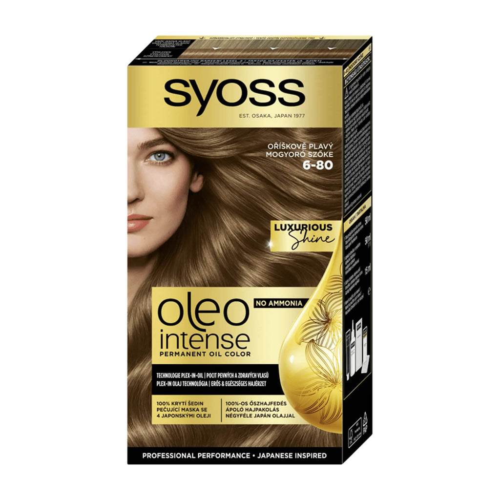 syoss OLEO INTENSE Permanent Oil Color 6_80 Hazelnut Blonde