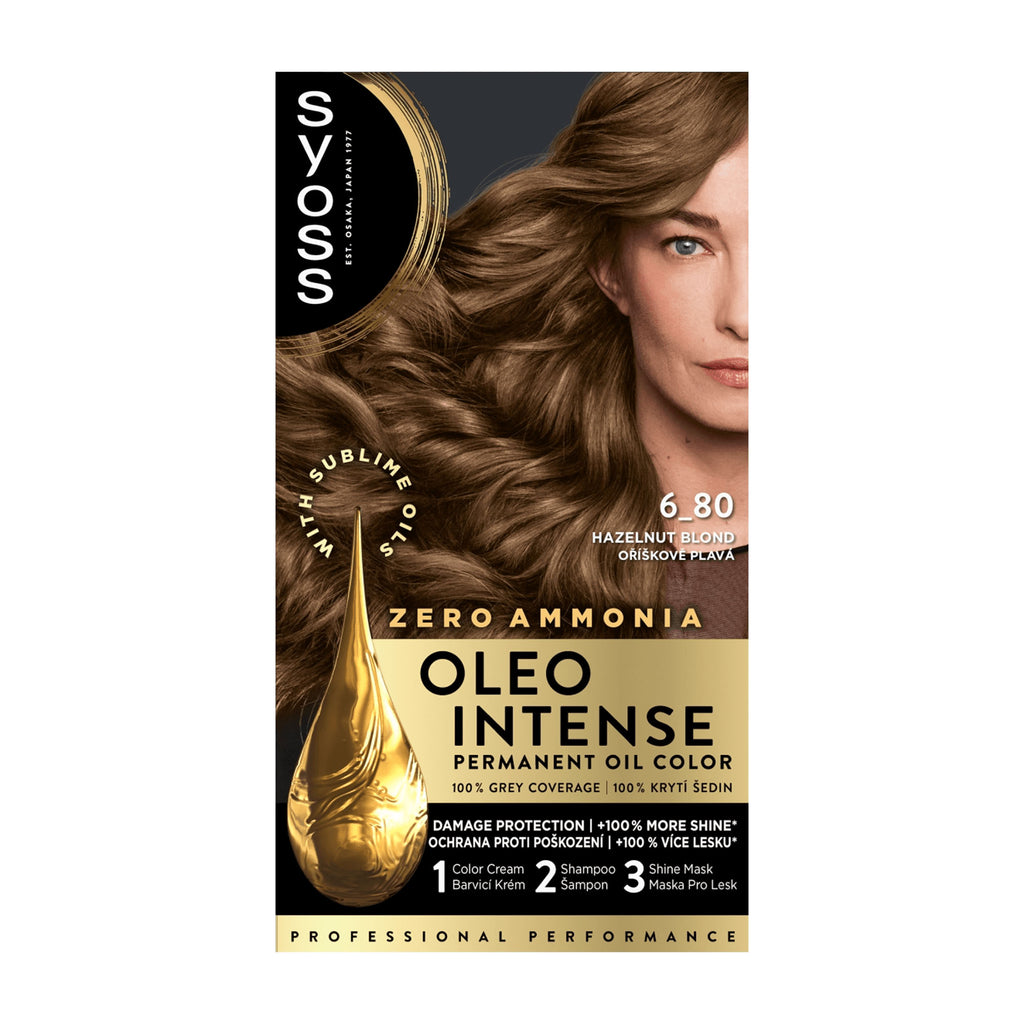 syoss OLEO INTENSE Permanent Oil Color 6_80 Hazelnut Blonde